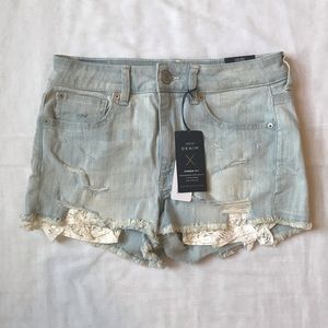 High rise shorts